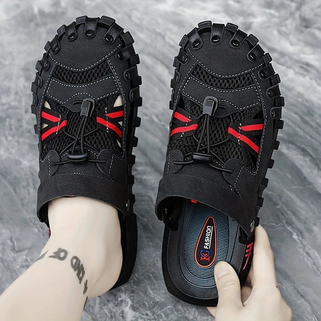 Men's New Lightweight Breathable Slip-On Sandals 