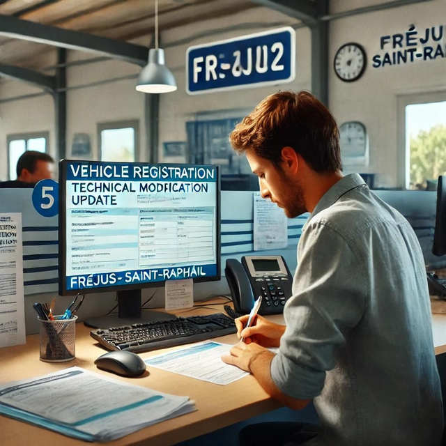 Mise en collection d’un véhicule à Fréjus - Saint-Raphaël