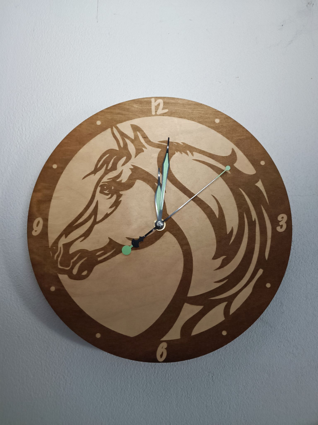 Horloge cheval