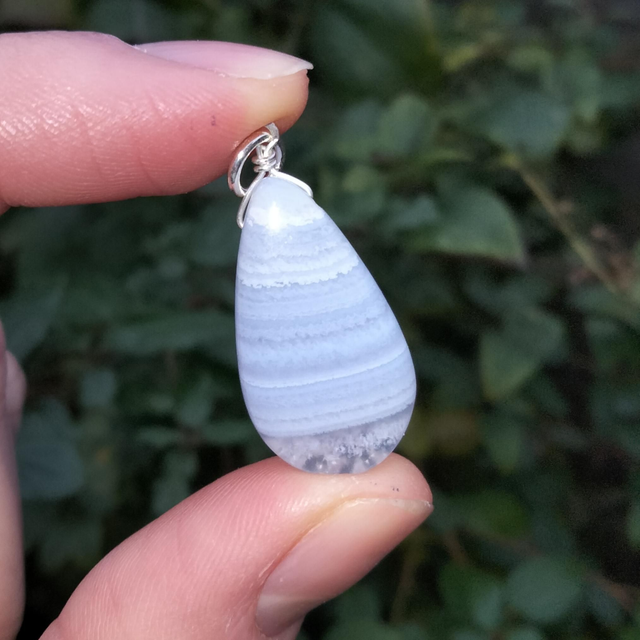 Blue Lace Agate Drop 7
