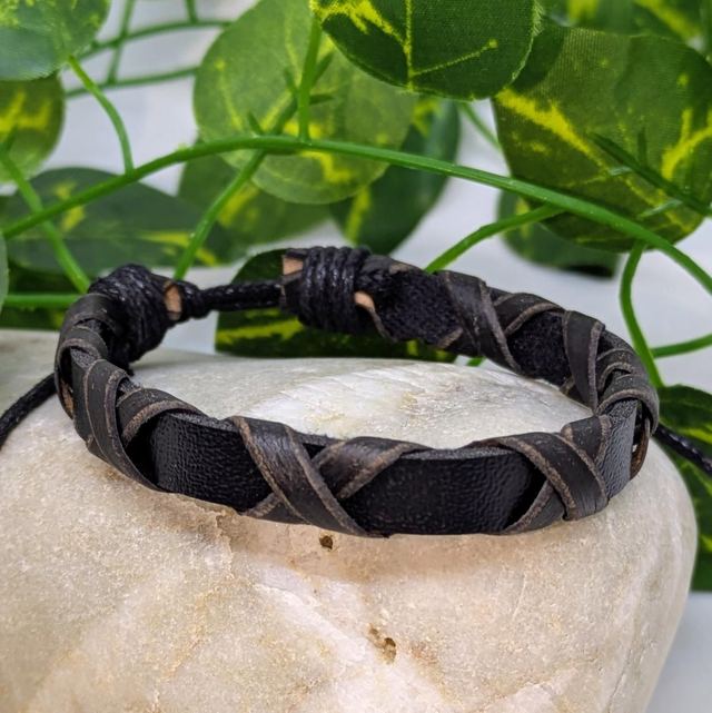 Bracelet &quot; Nyla&quot; cuir BC-021