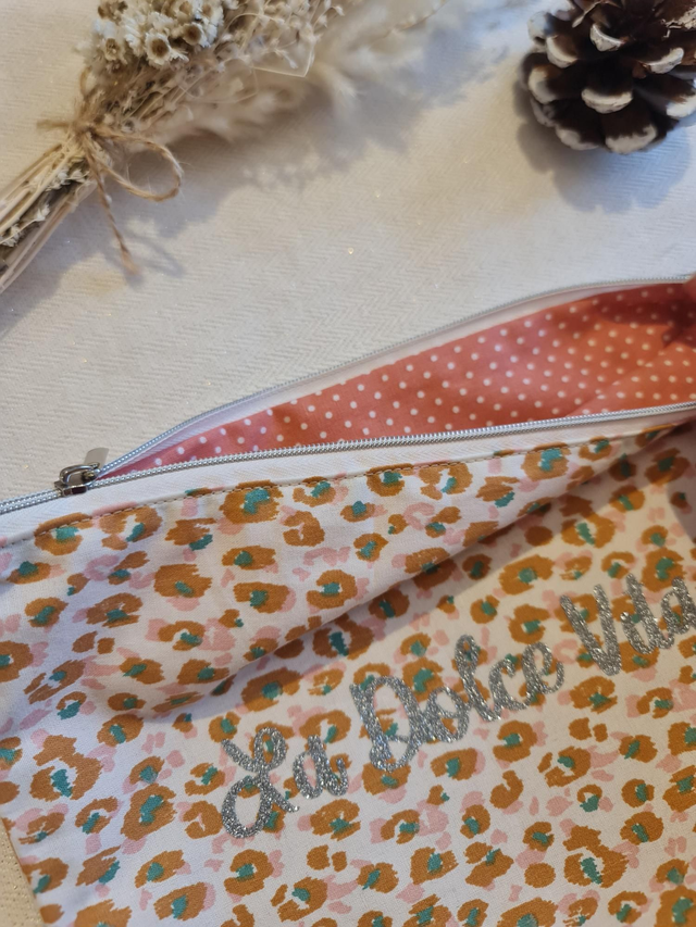 Grande pochette leopard