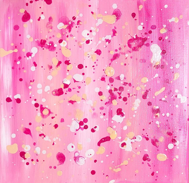 Rose, blanc et beige, 2023