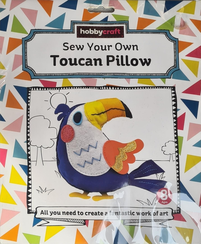 Sew your own Toucan Pillow Hobbycraft