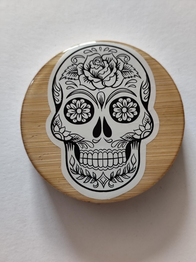 Décapsuleur magnétique frigo Tête de mort 