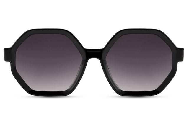 MINA Lunettes de Soleil Noir/Noir