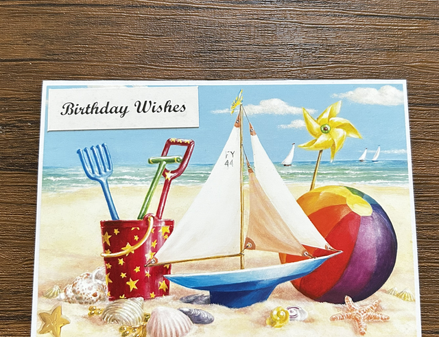Seaside Toys - Birthday Card