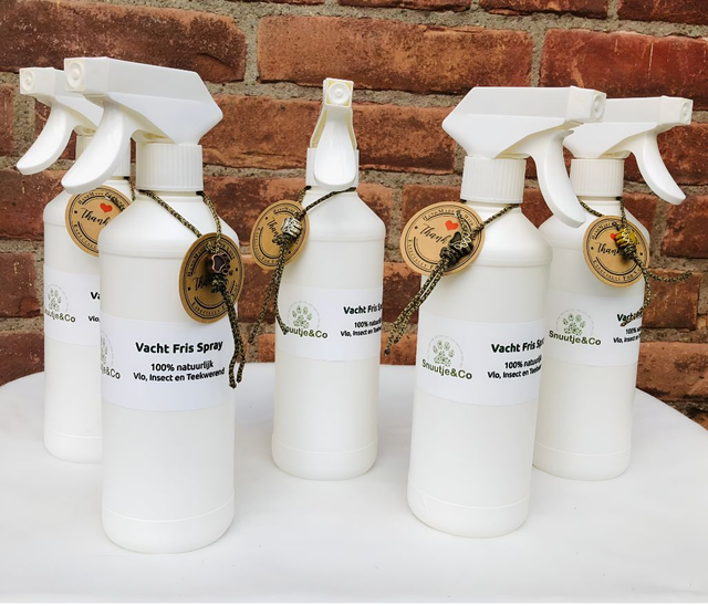 100% natuurlijke Vacht Fris Spray - Vlo/Teek/Insect werend