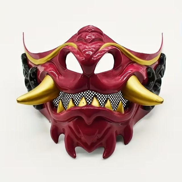 MASQUE DEMON ONI ROUGE 