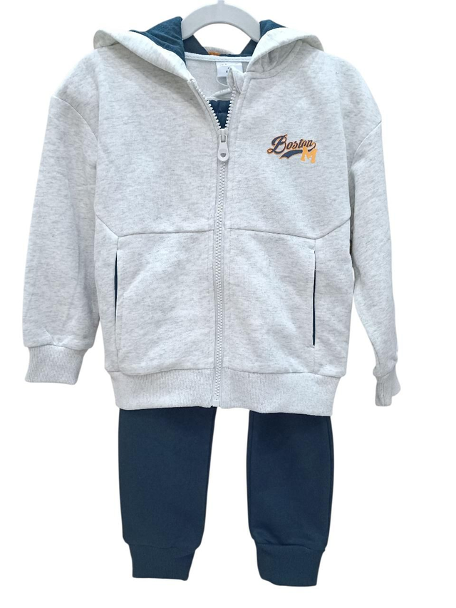 Jogging+veste bleu\gris