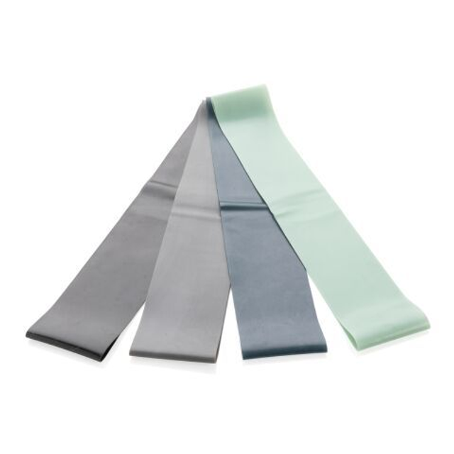 4pc elastic fitness bands in pouch