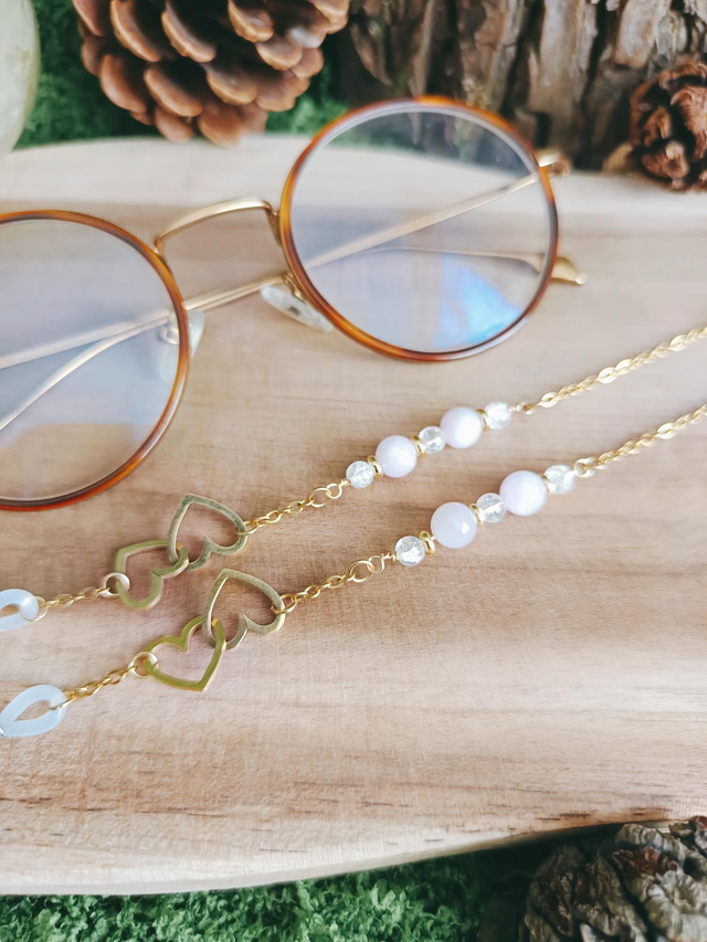 BIJOU LUNETTES - SWEETHEART (kunzite et cristal de roche)