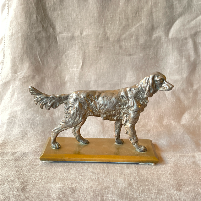 Jagdhund Skulptur  Setter