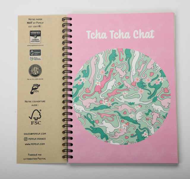 Carnet A5 illustré de la marque Pepeuf