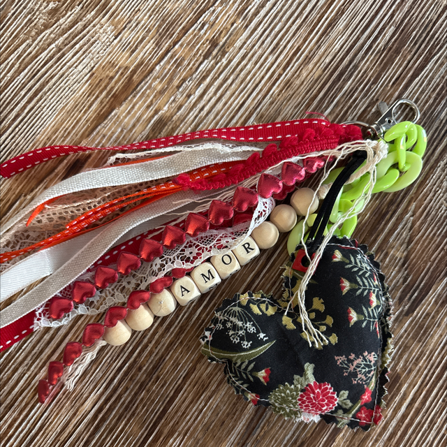 Gri-gri de sac AMOR rouge