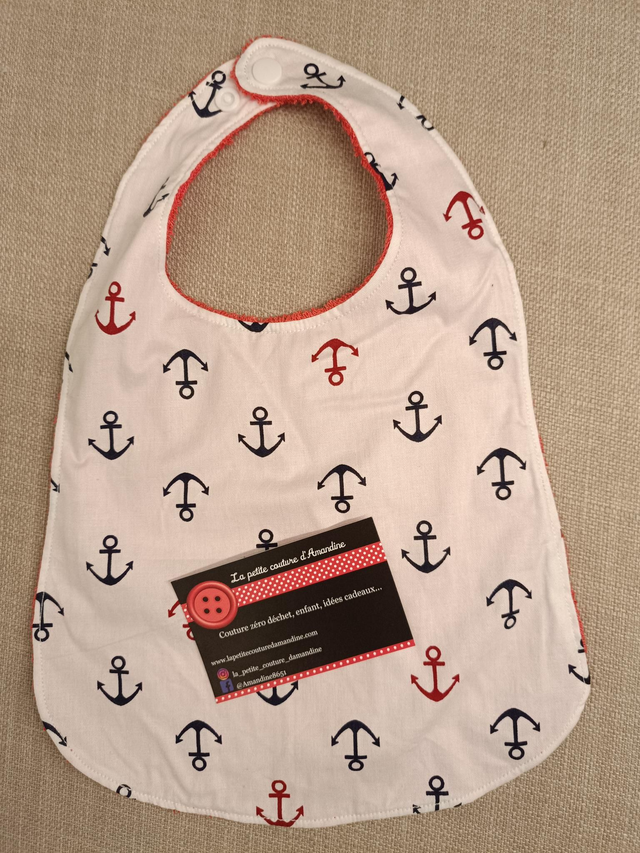 Bavoir xl ancre