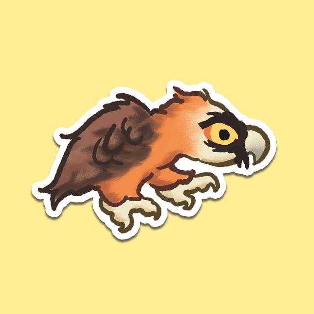 Bearded vulture vinyl sticker