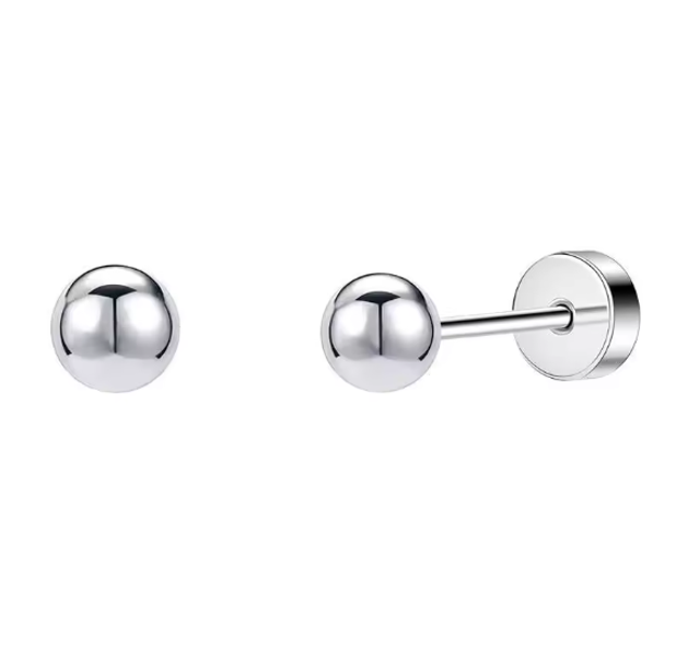Classic Ball Mini Comfort Back Stud Earrings