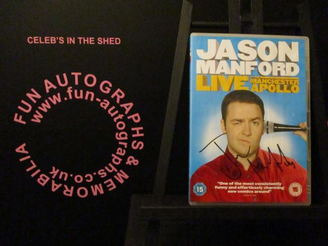 Jason Manford - 'Live At The Manchester Apollo' Authentic Autographed Dvd Cover