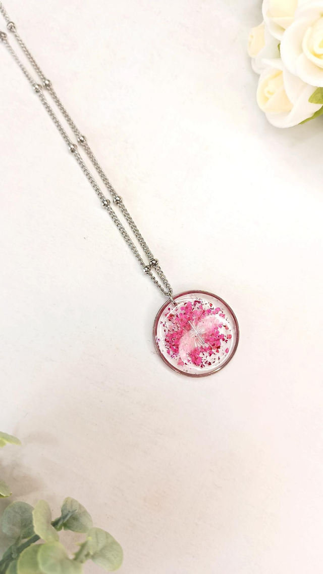 KALLISTA Argenté - Rose pivoine 