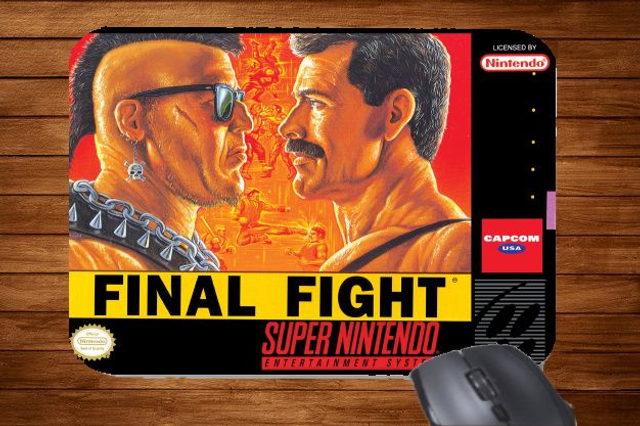 Snes Super Nintendo Final Fight Printed Mouse Mat