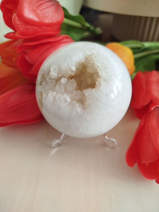 Sphère Agate Druzy