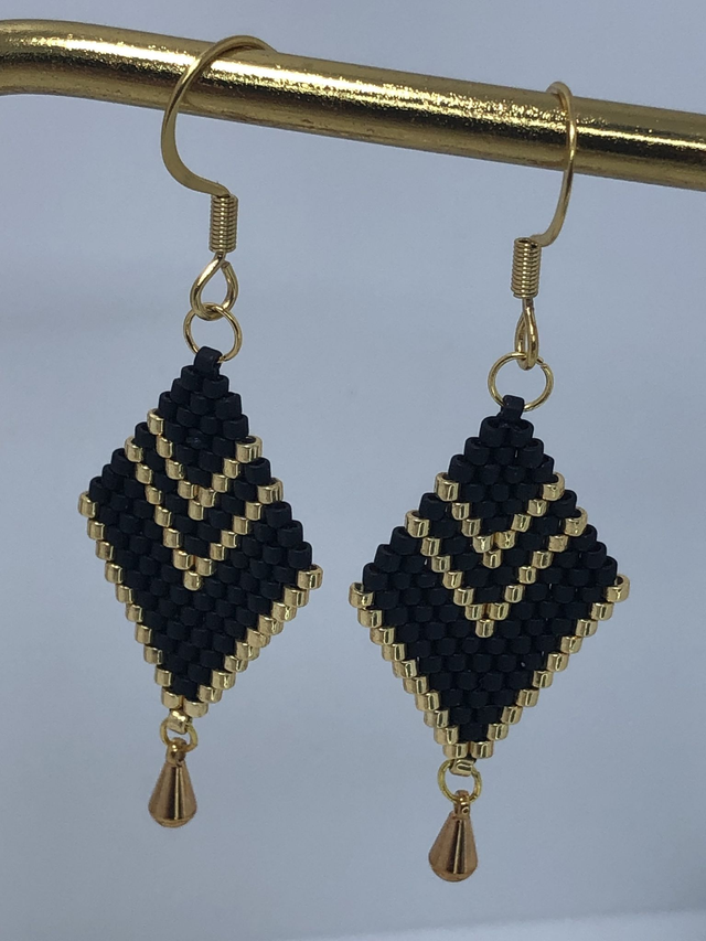 Boucles d'oreilles MILLY (bicolore)