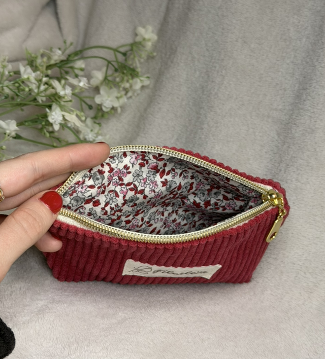 Trousse XS Framboise Bleuet Rose