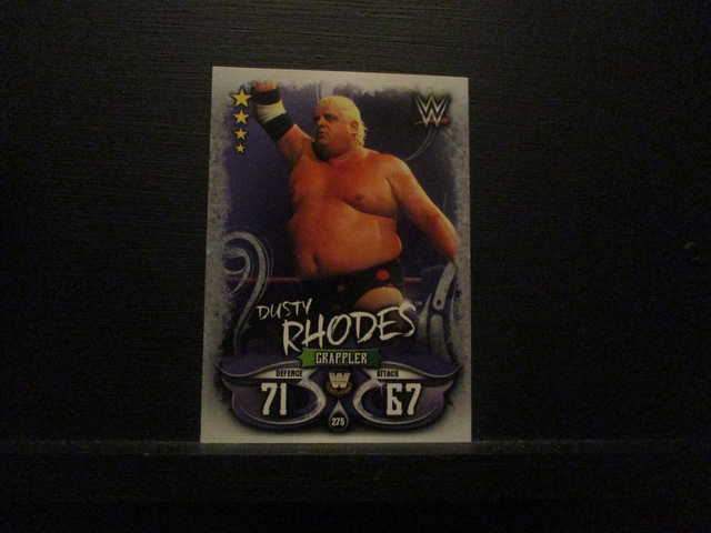 Dusty Rhodes - W Legends Slam Attax Live Original Trading Card #275