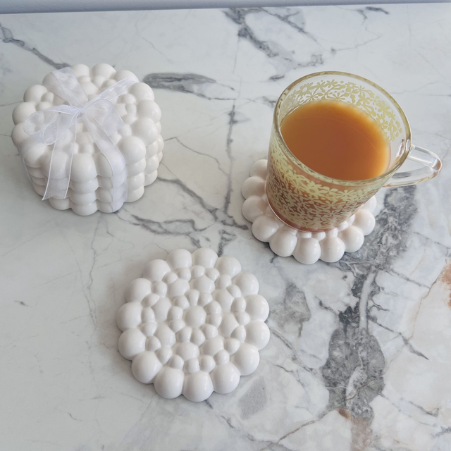 Bubble coaster set of 4