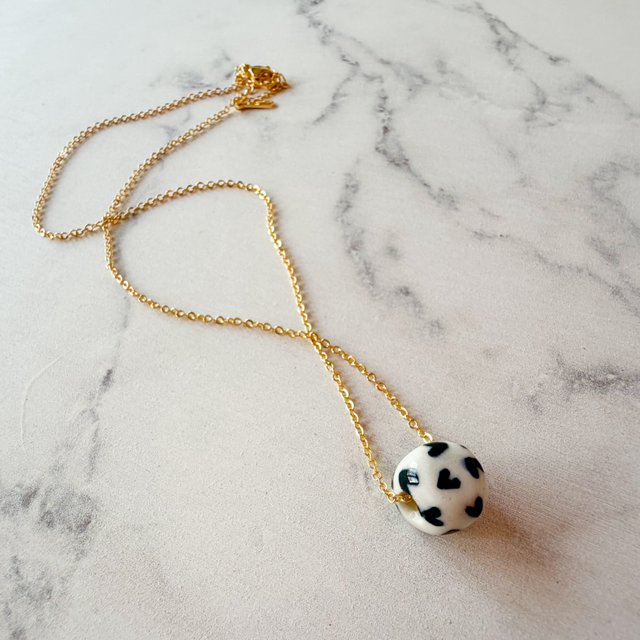 Collier PERLE de porcelaine