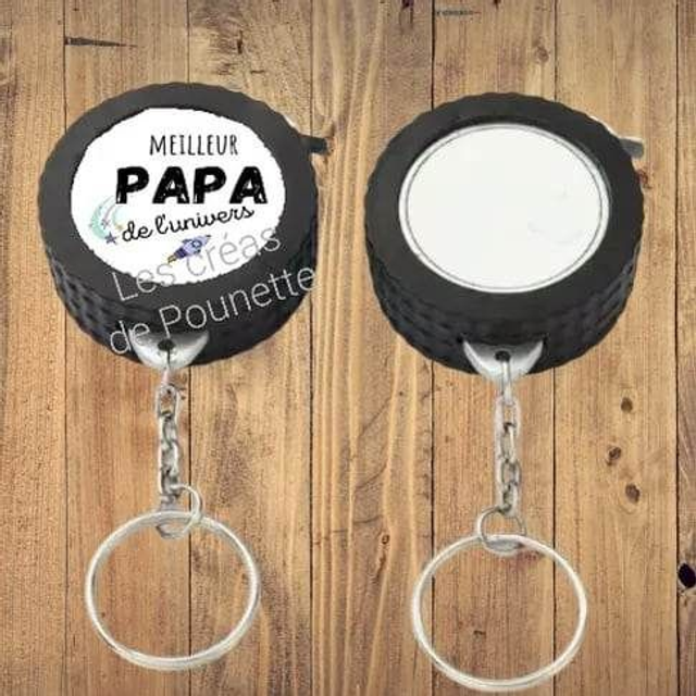 Porte clé roue de voiture à personnaliser