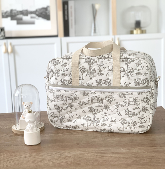 Sac à langer Esprit toile de Jouy