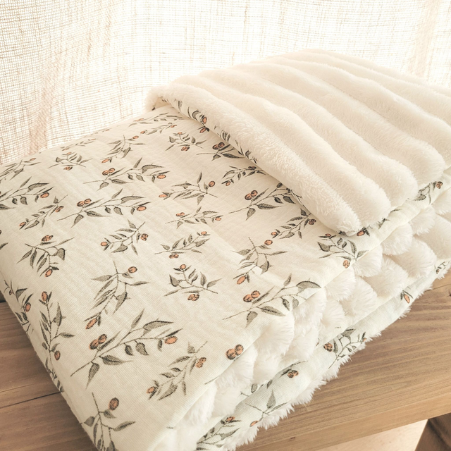 Couverture bébé / enfant &quot;olivier&quot;