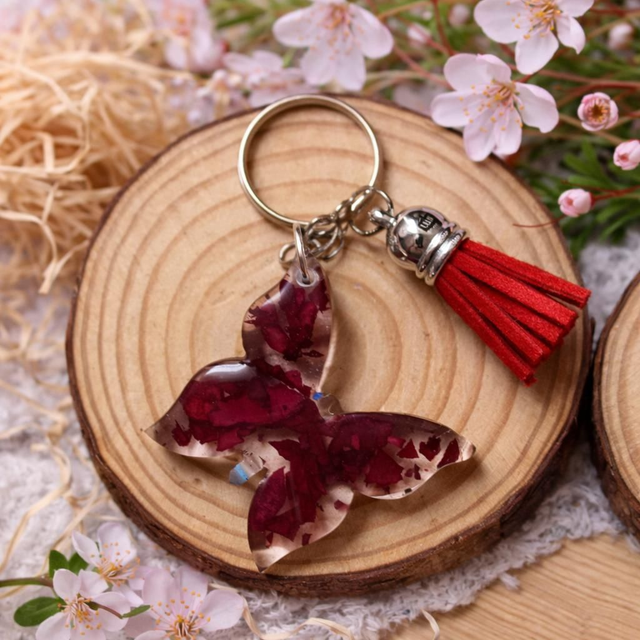 Porte clés papillon PP011