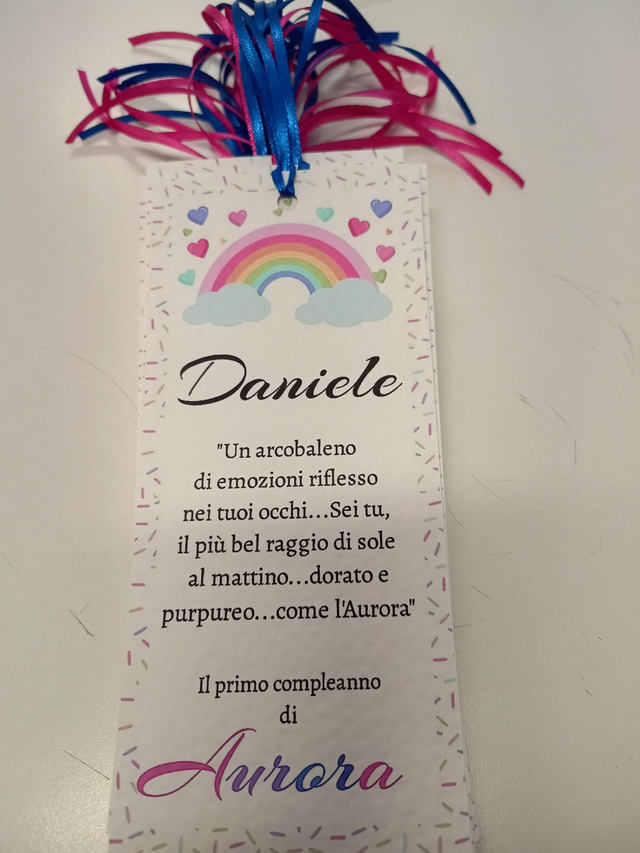 Segnalibro personalizzato