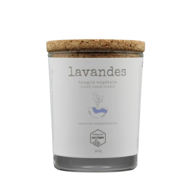 Bougie naturelle Lavandes