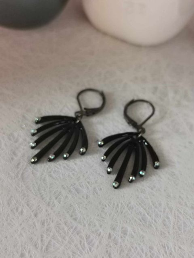 Boucles d'oreilles Effet Peau de Pêche