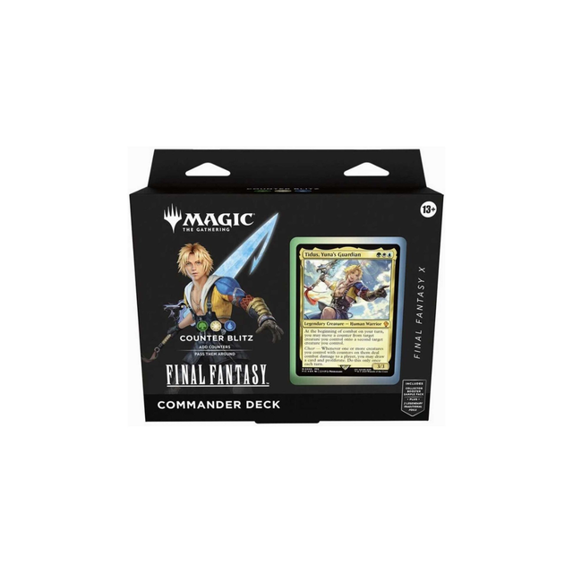 PREORDINE RISTAMPA LUGLIO Final Fantasy X Tidus Commander Deck "Counter Blitz" English