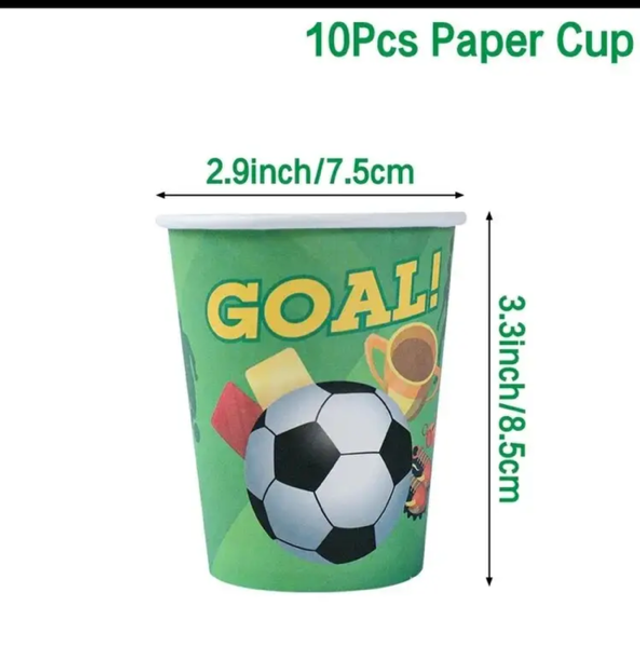 Gobelet - football - anniversaire 