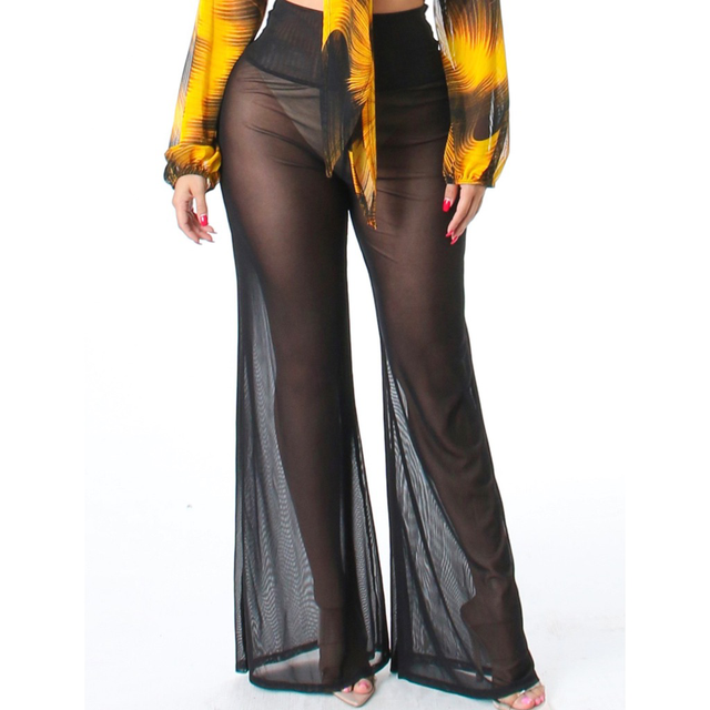Pantalon Transparent Montant