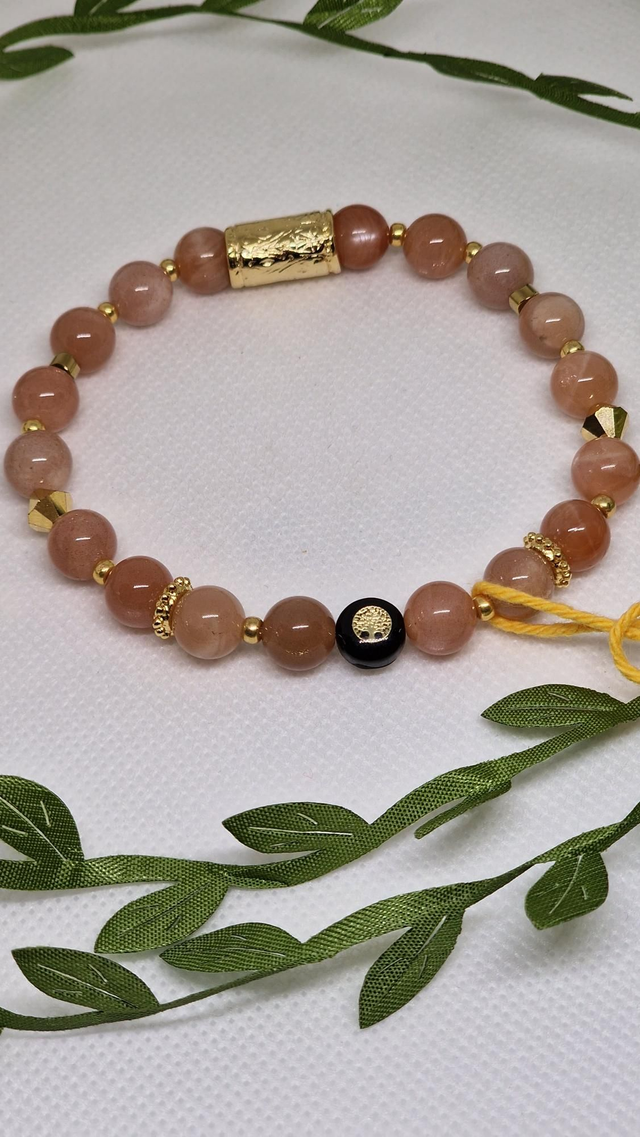 Bracelet Pierre de soleil en 0,8 cm