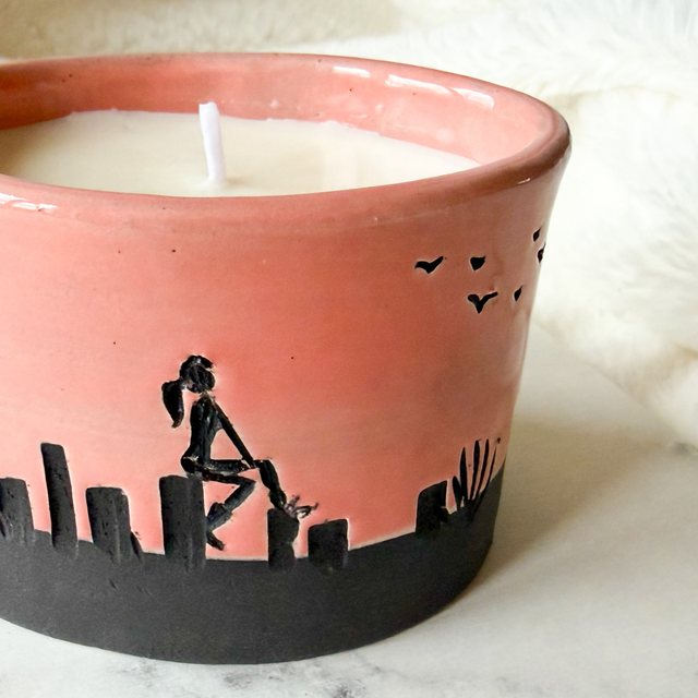 Bougie à message secret « prendre le temps… »