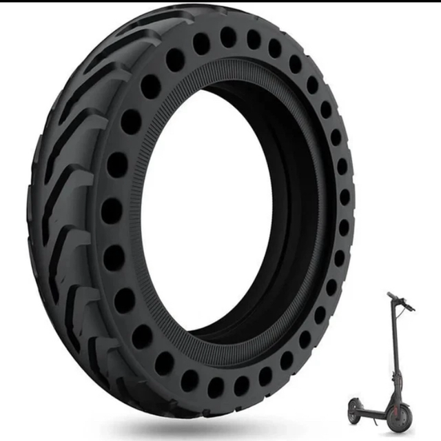 Pneu Plein Xiaomi M365/Pro/Pro2 Trottinette Anti Dérapant AntiCrevaison 8,5 Pouc