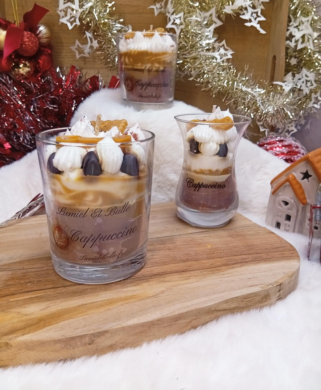 Bougie gourmande Cappuccino 