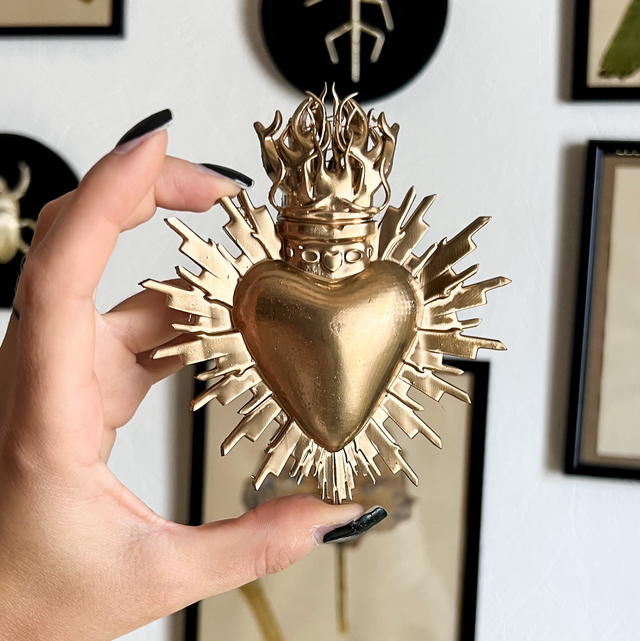 EX VOTO - Décoration murale dorée 