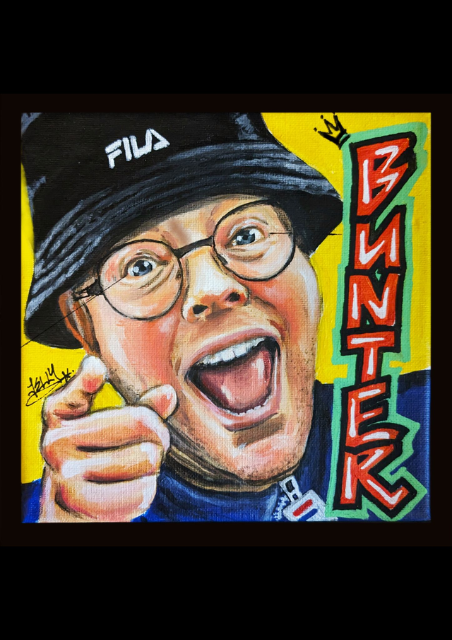 Jungle Legends: DJ Billy Bunter A3 print