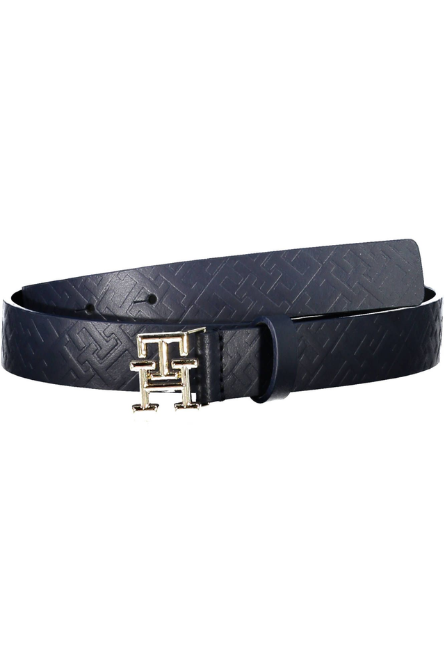 TOMMY HILFIGER CINTURA IN PELLE DONNA BLU