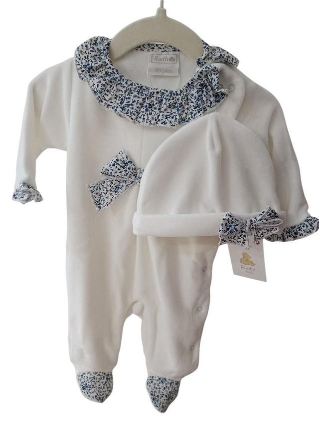 Pijama liberty bleu 1m