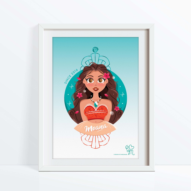Illustration Girl Power | 19 Moana